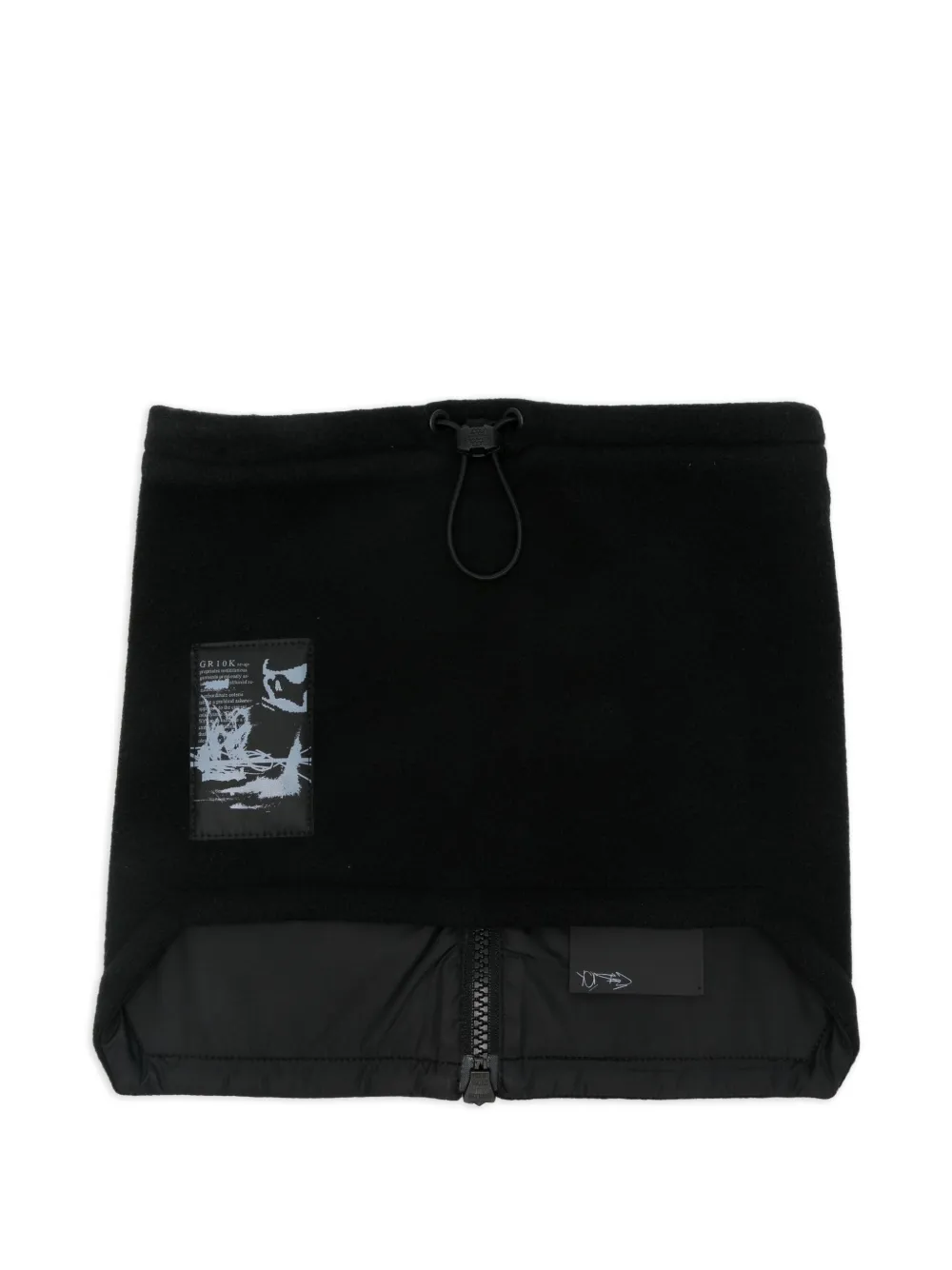 

Шарф с логотипом Gr10K, черный