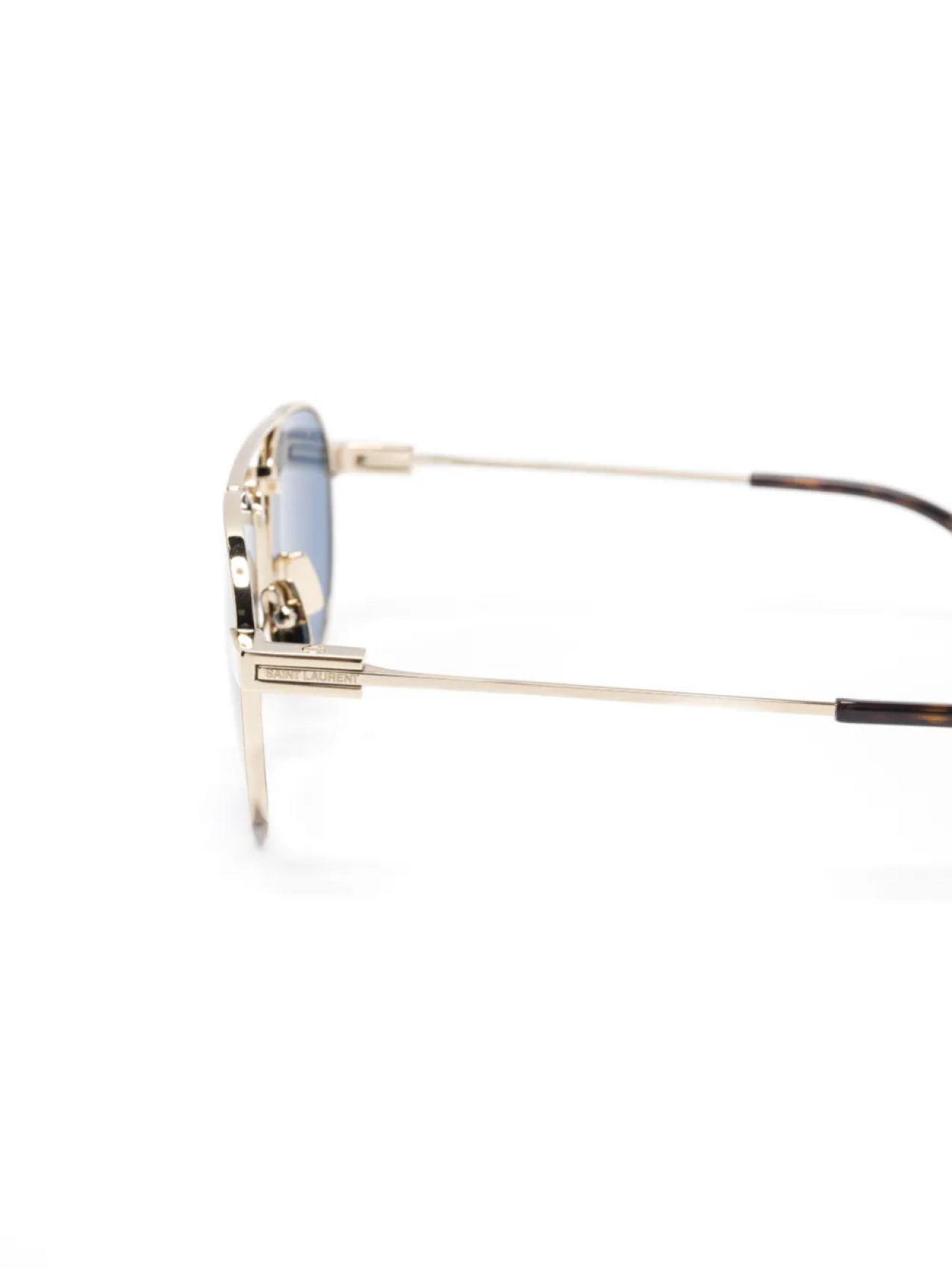Солнцезащитные очки SL708 Saint Laurent Eyewear, золотой — фото 3
