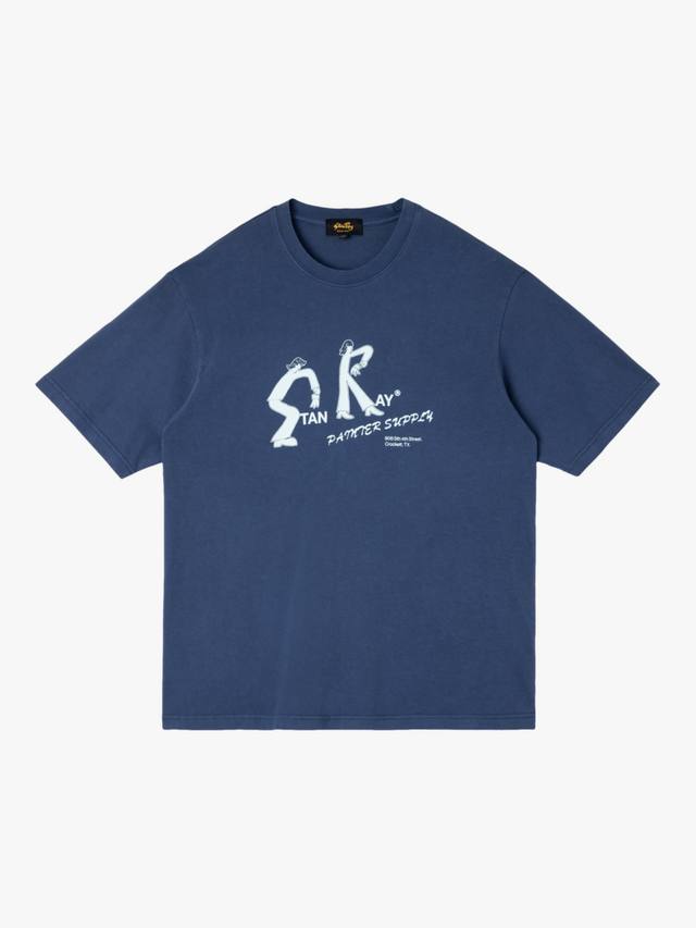 

Футболка для художника Stan Ray, Washed Navy
