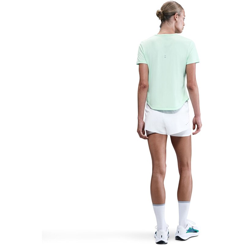 T-Shirt w nk tempo swsh hbr df ss top Nike, мультиколор — фото 2