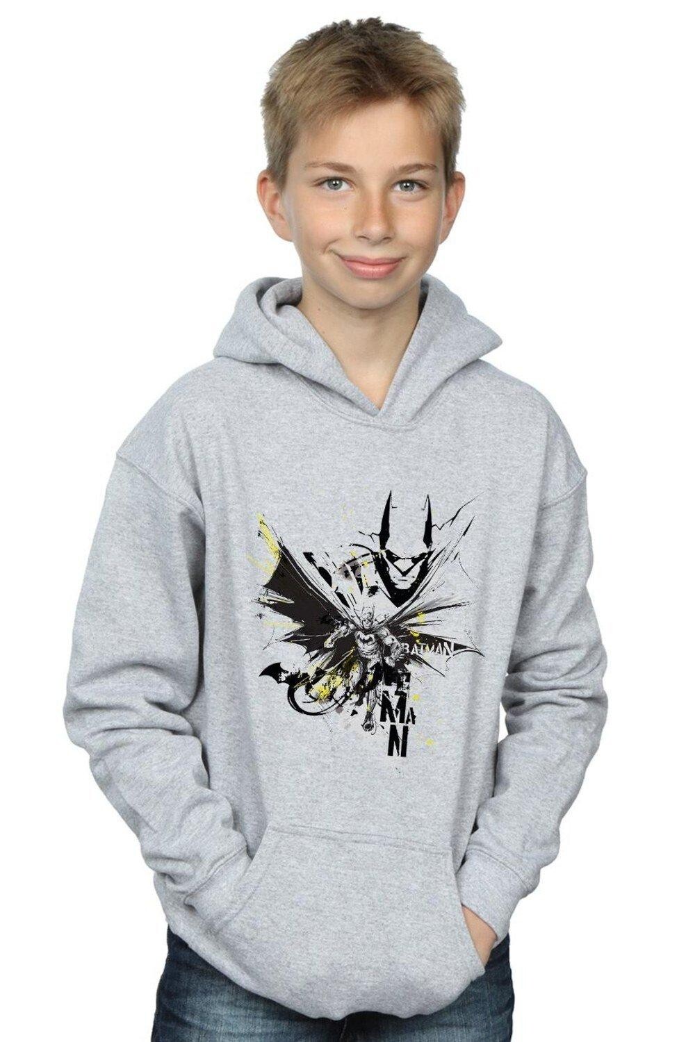 

Толстовка с капюшоном Batman Batface DC Comics, серый