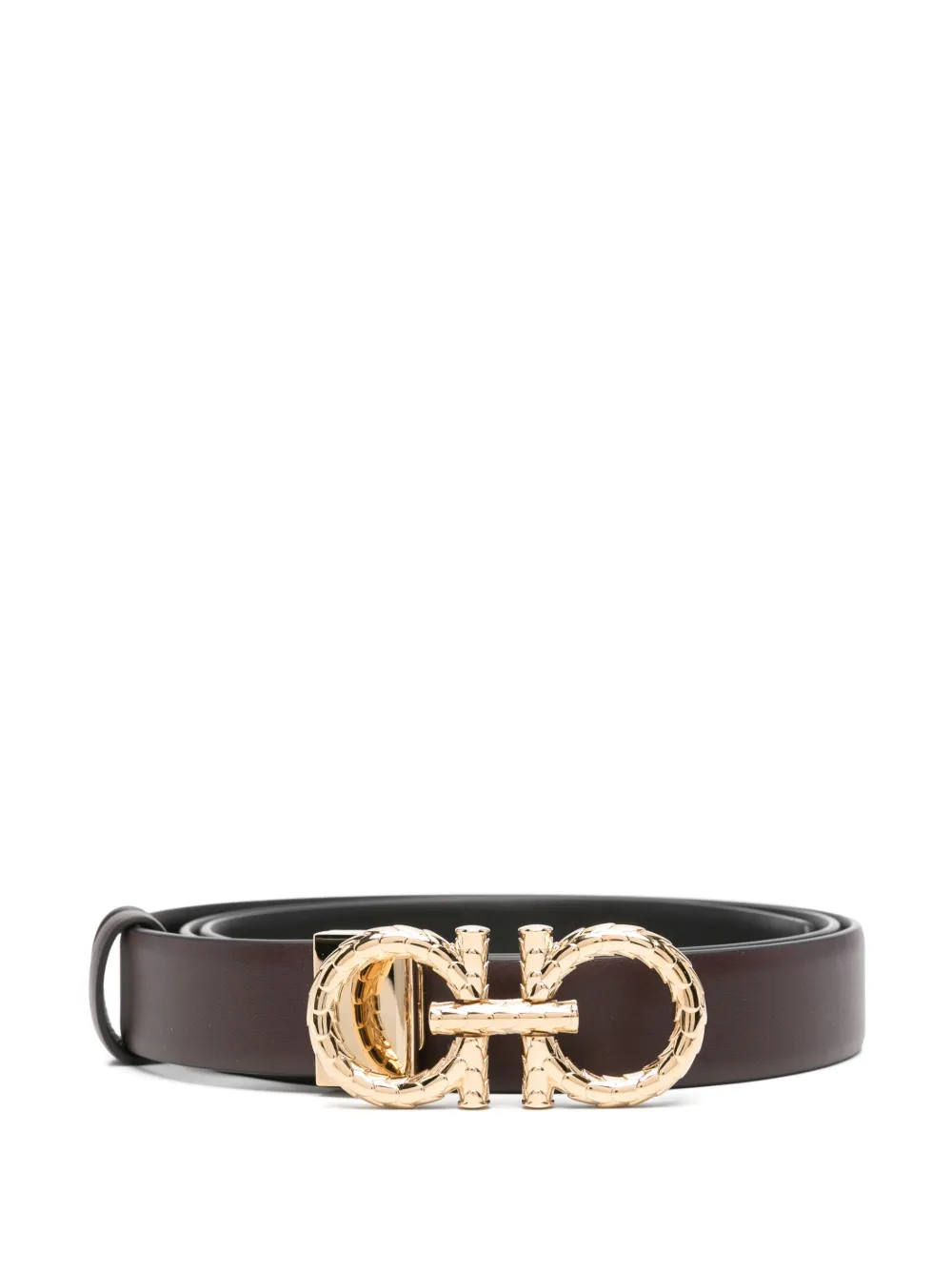 

Пояс Ганчини Ferragamo, коричневый