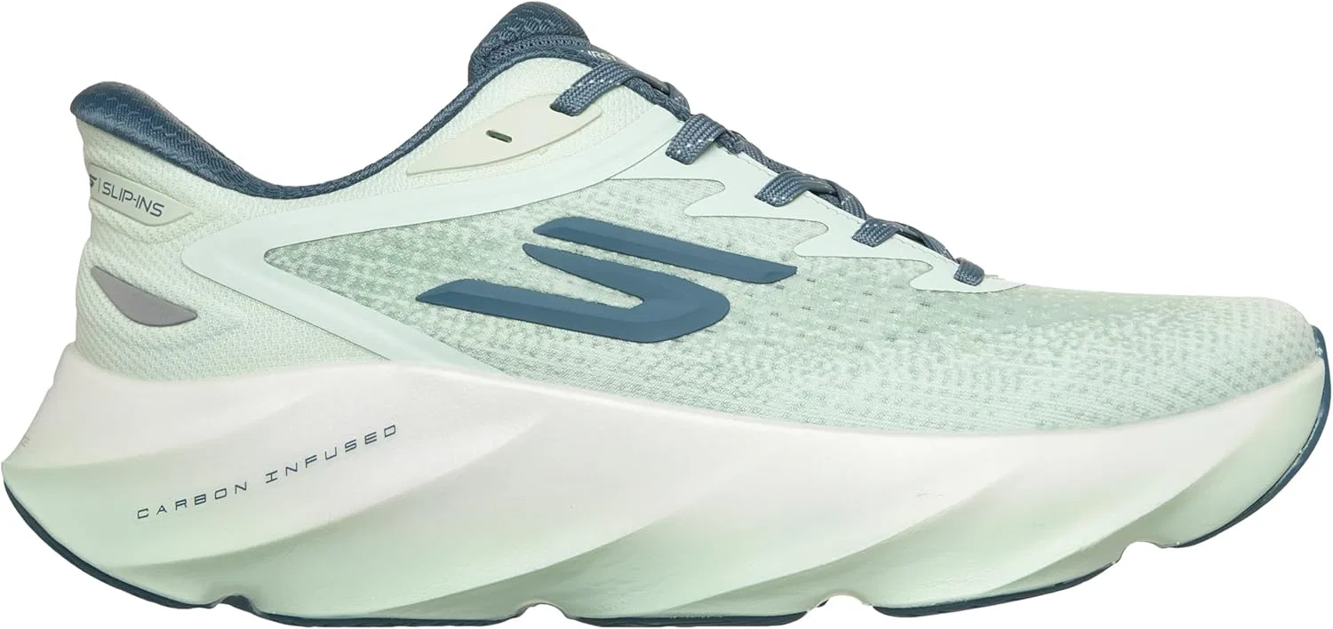 Мужские кроссовки Skechers Aero Burst Hands Free без шнурков, Green (Sage) — фото 2