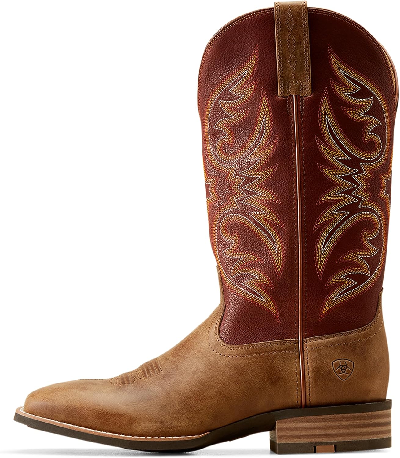 Мужские ковбойские сапоги Ariat Ricochet, Roasted Chestnut/Sandstorm — фото 3
