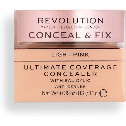 

Revolution Conceal And Fix Ultimate Coverage Concealer Светло-розовый, Revolution Beauty