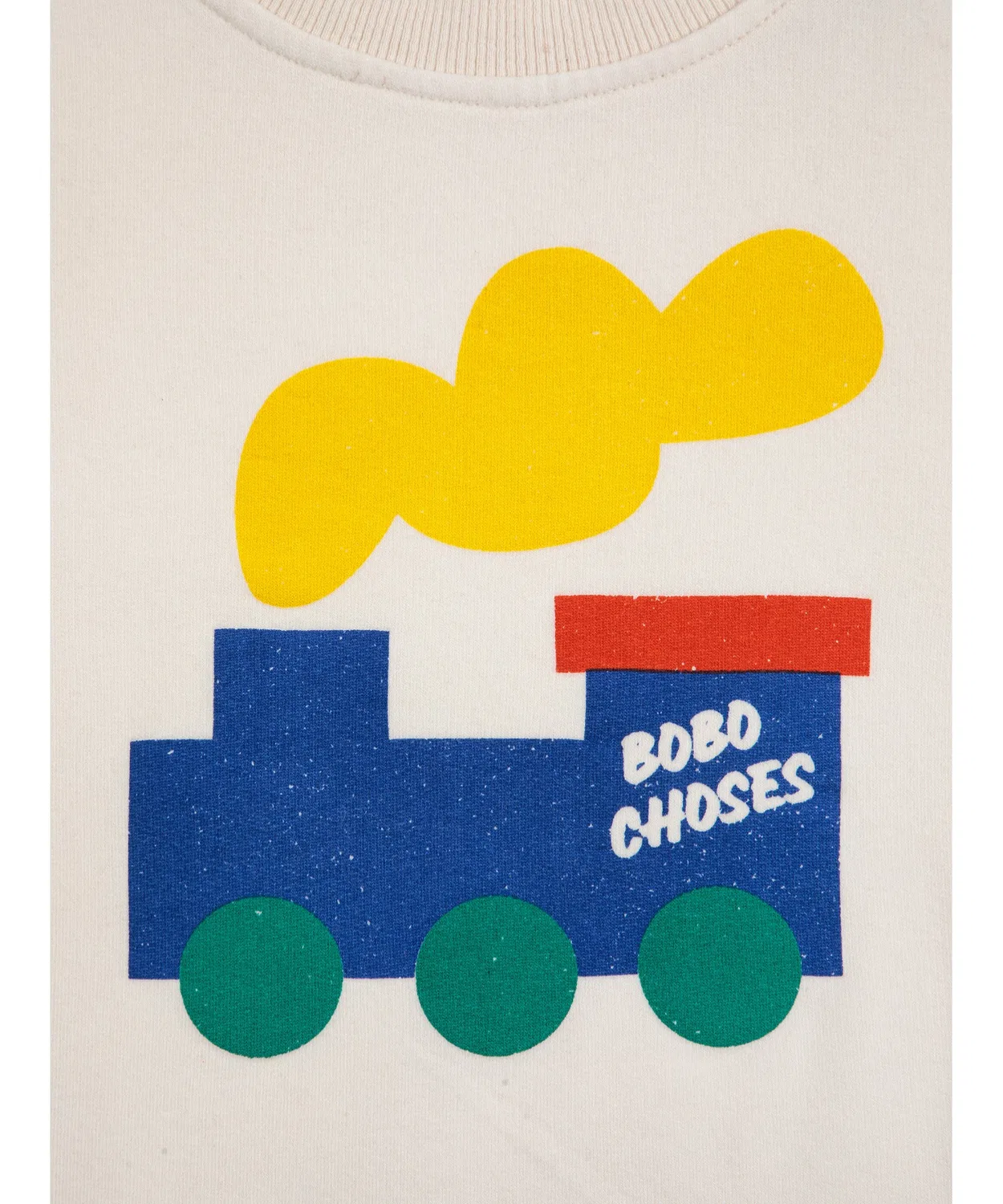 Боди с длинным рукавом Bobo Choo Choo из органического хлопка, белый — фото 3