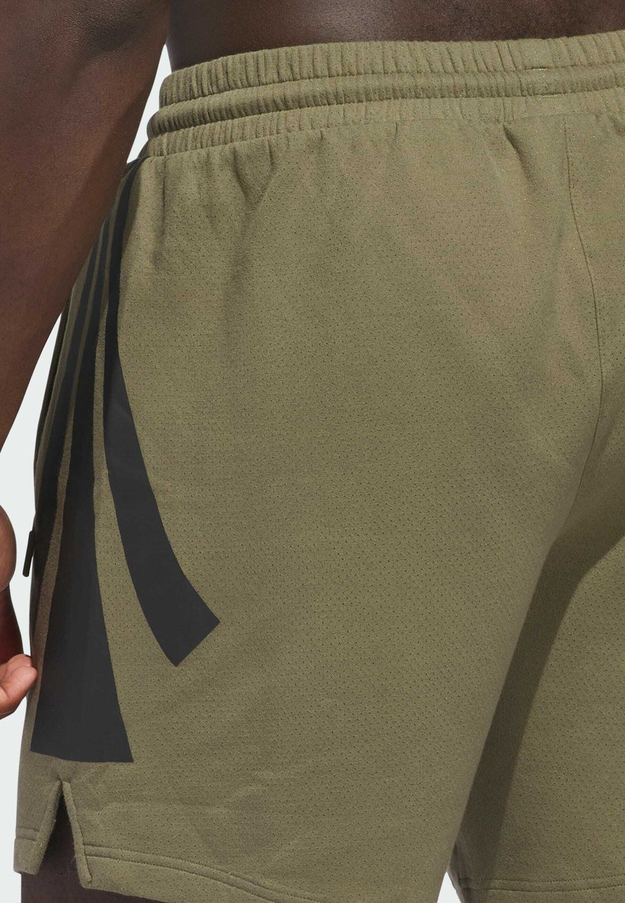 Спортивные шорты Adidas Performance Sports shorts, Olive Strata/Olive — фото 3