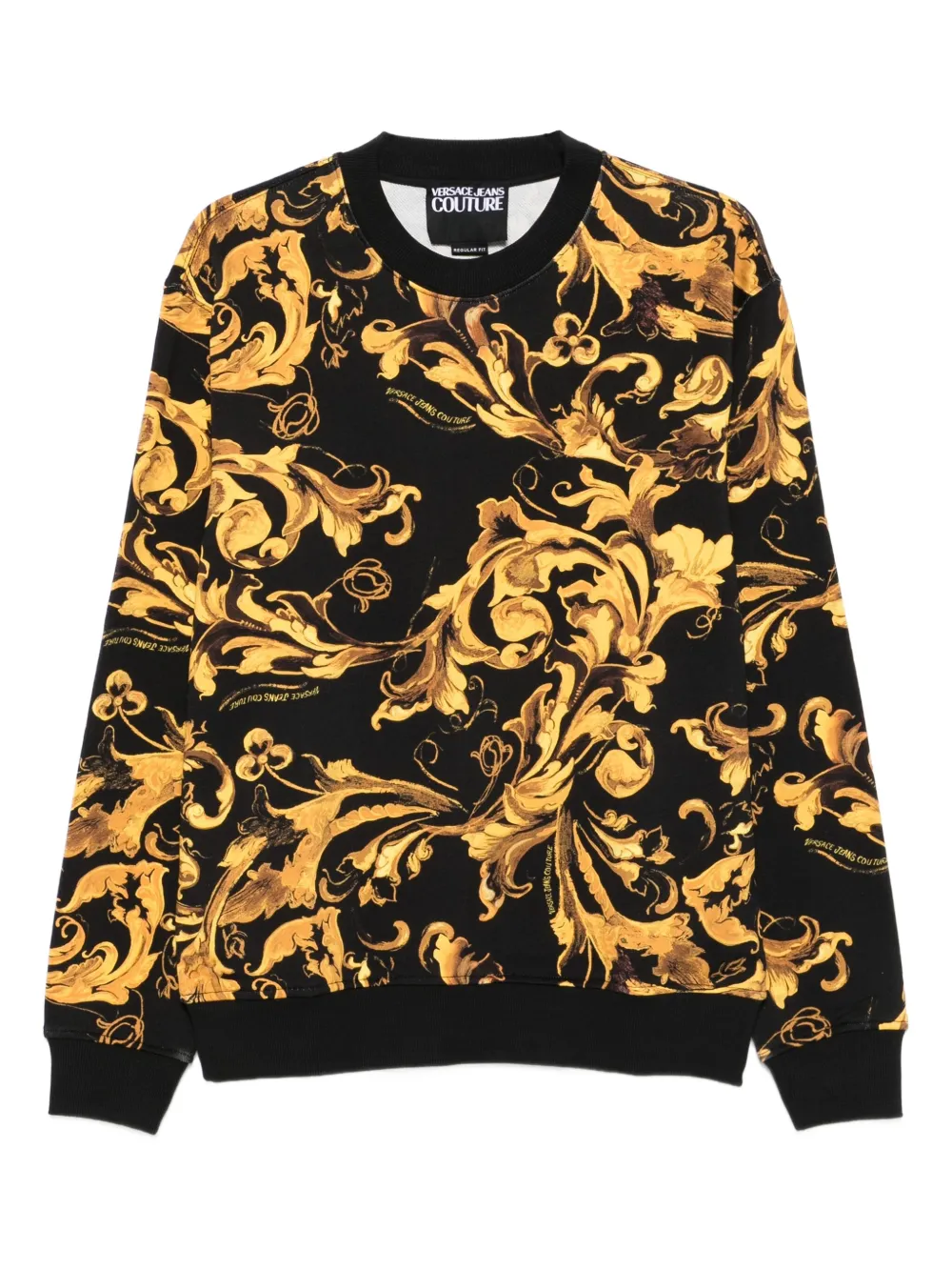 

Толстовка с принтом Barocco Versace Jeans Couture, черный