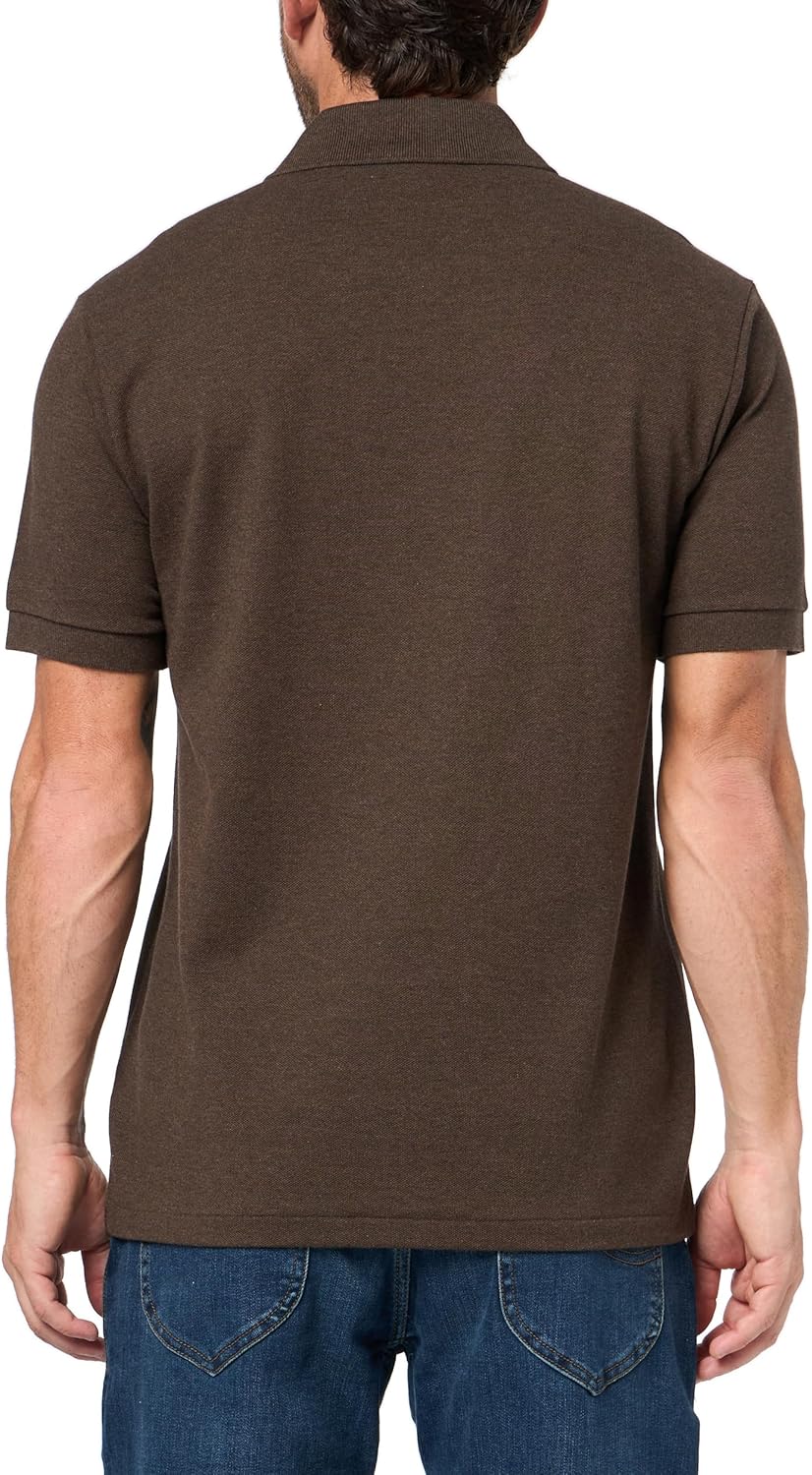 Lacoste мужская классическая футболка поло L.12.12 Marl, Tanin — фото 2