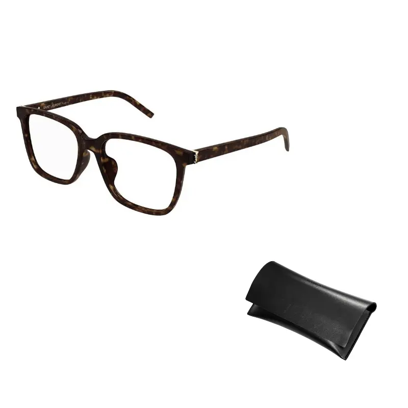 

SAINT LAURENT Очки квадратные в черепаховом эффекте, Brown