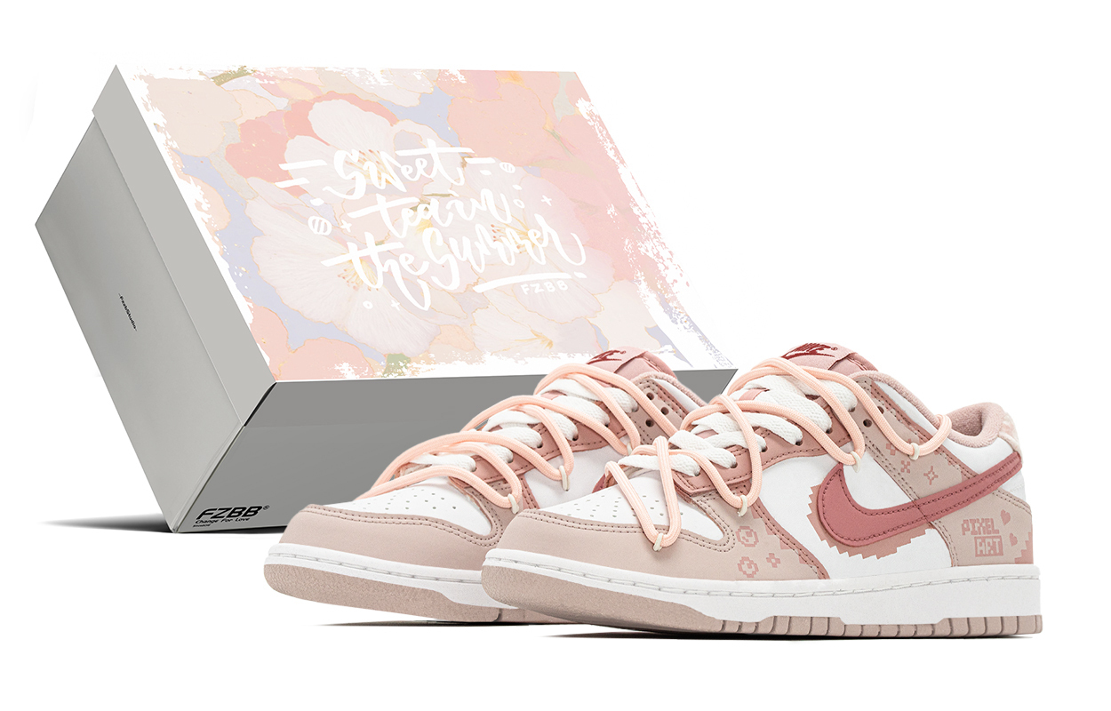 

Nike Dunk Bai Lian низкие детские скейтбординг кроссовки pink