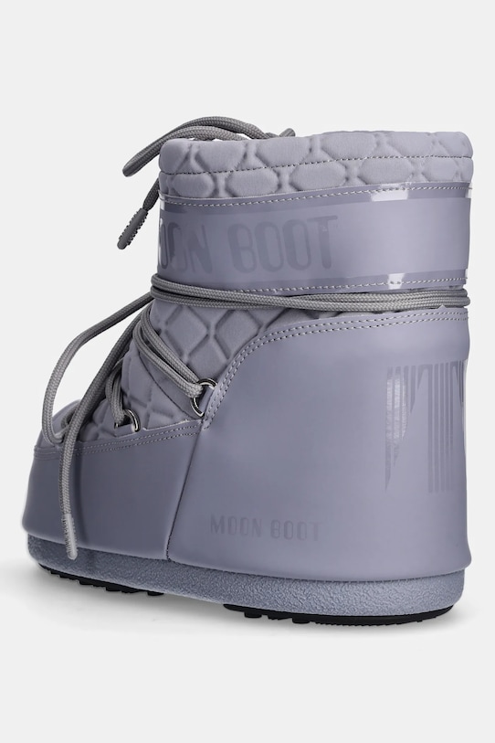 Зимние ботинки женские Moon Boot MB Icon низкие стеганые, сиреневый — фото 3