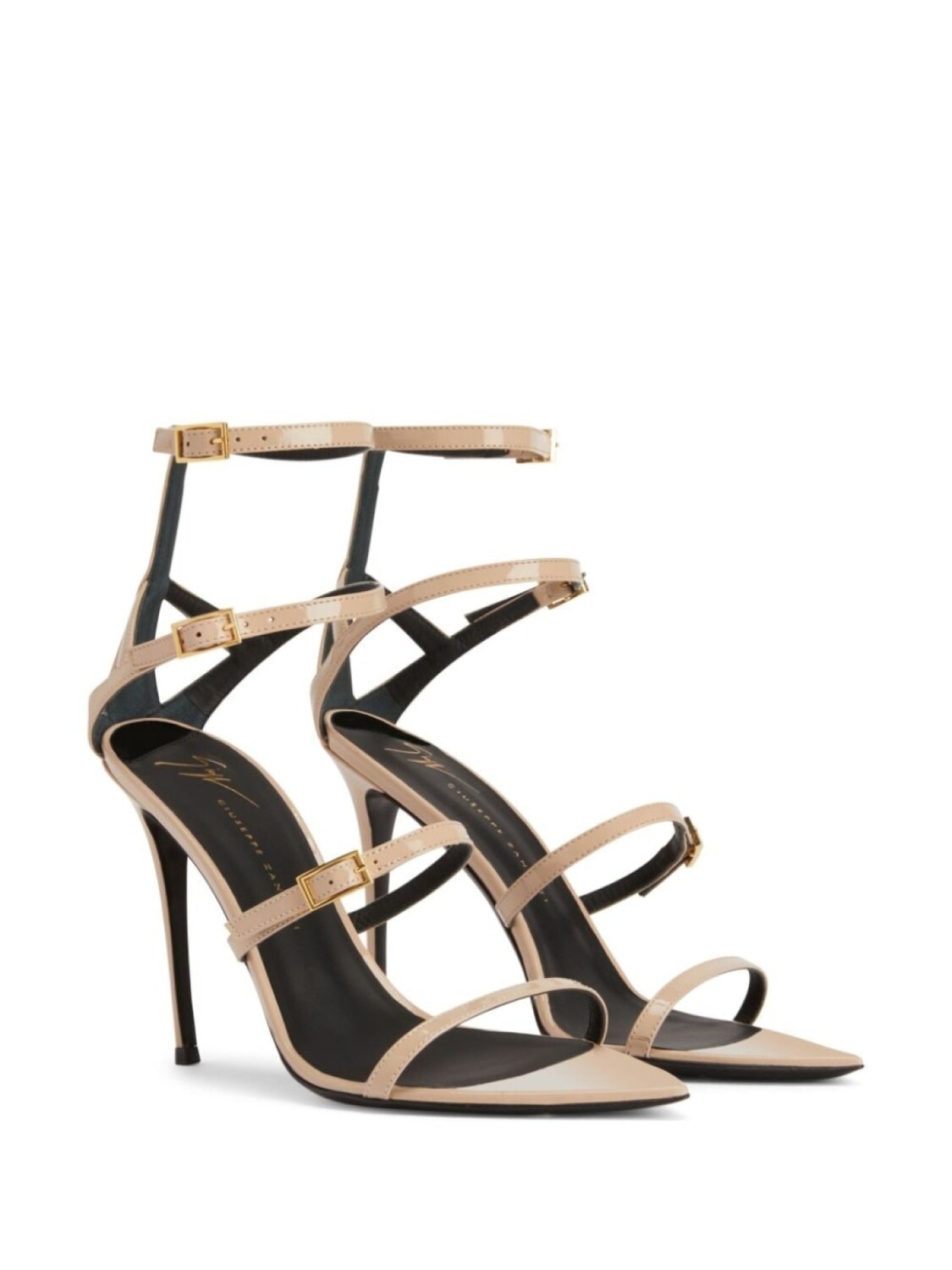 Giuseppe Zanotti лакированные босоножки Intriigo Abely 105, розовый — фото 2