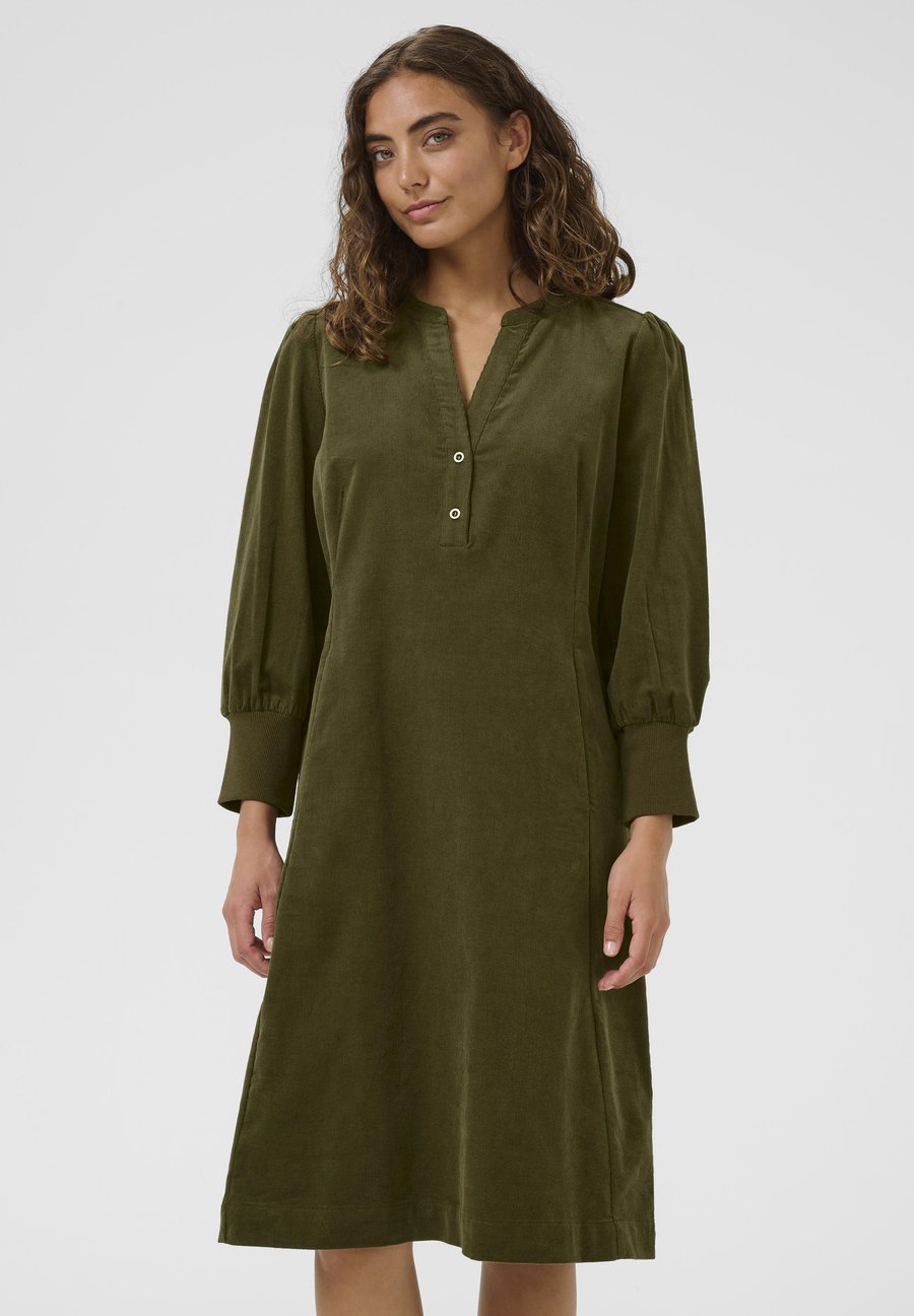 

Платье Culture RHAENA , Burnt Olive/Dark Green
