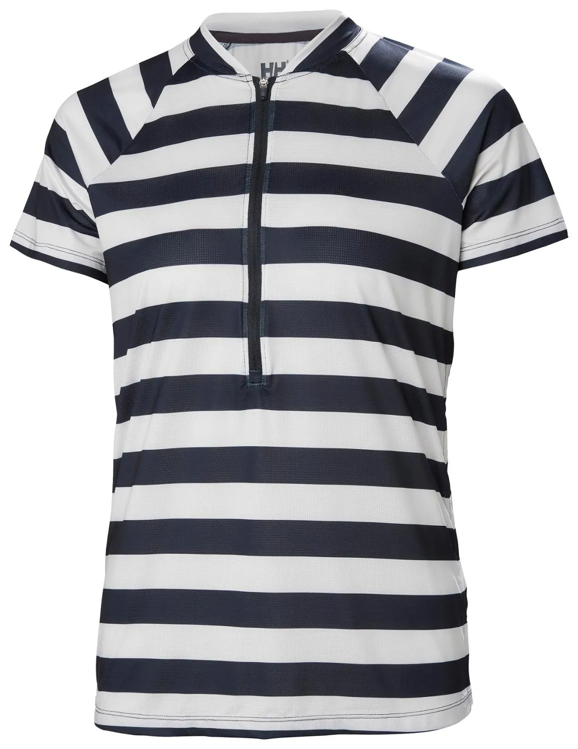 

Сиреневый футболка с полумолнией быстросохнущая Helly Hansen, Navy Stripe