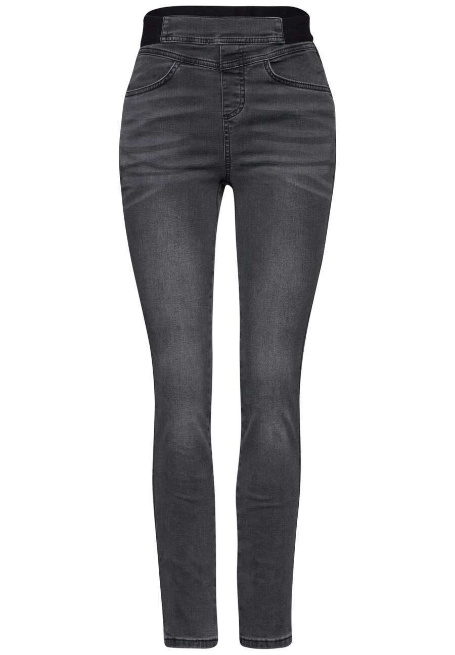 

Джеггинсы STREET ONE Skinny Jeggings, серый деним