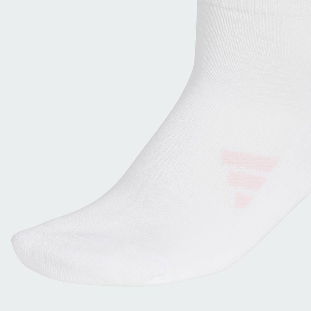 Носки длиной до колена с тремя полосками и амортизацией Adidas, white — фото 3