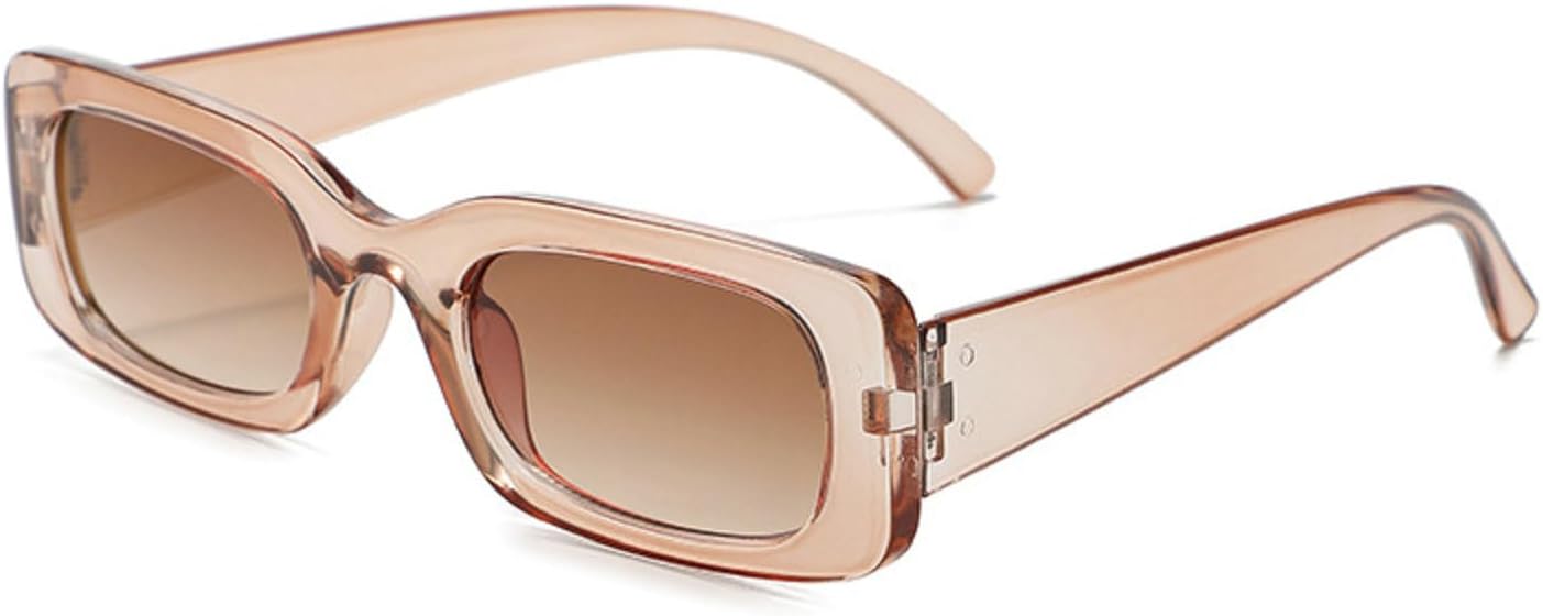 

Модные квадратные солнцезащитные очки для женщин, роскошные солнцезащитные очки для активного отдыха и вождения, винтажные очки, защита от УФ-излучения UV400 mincl, Tea