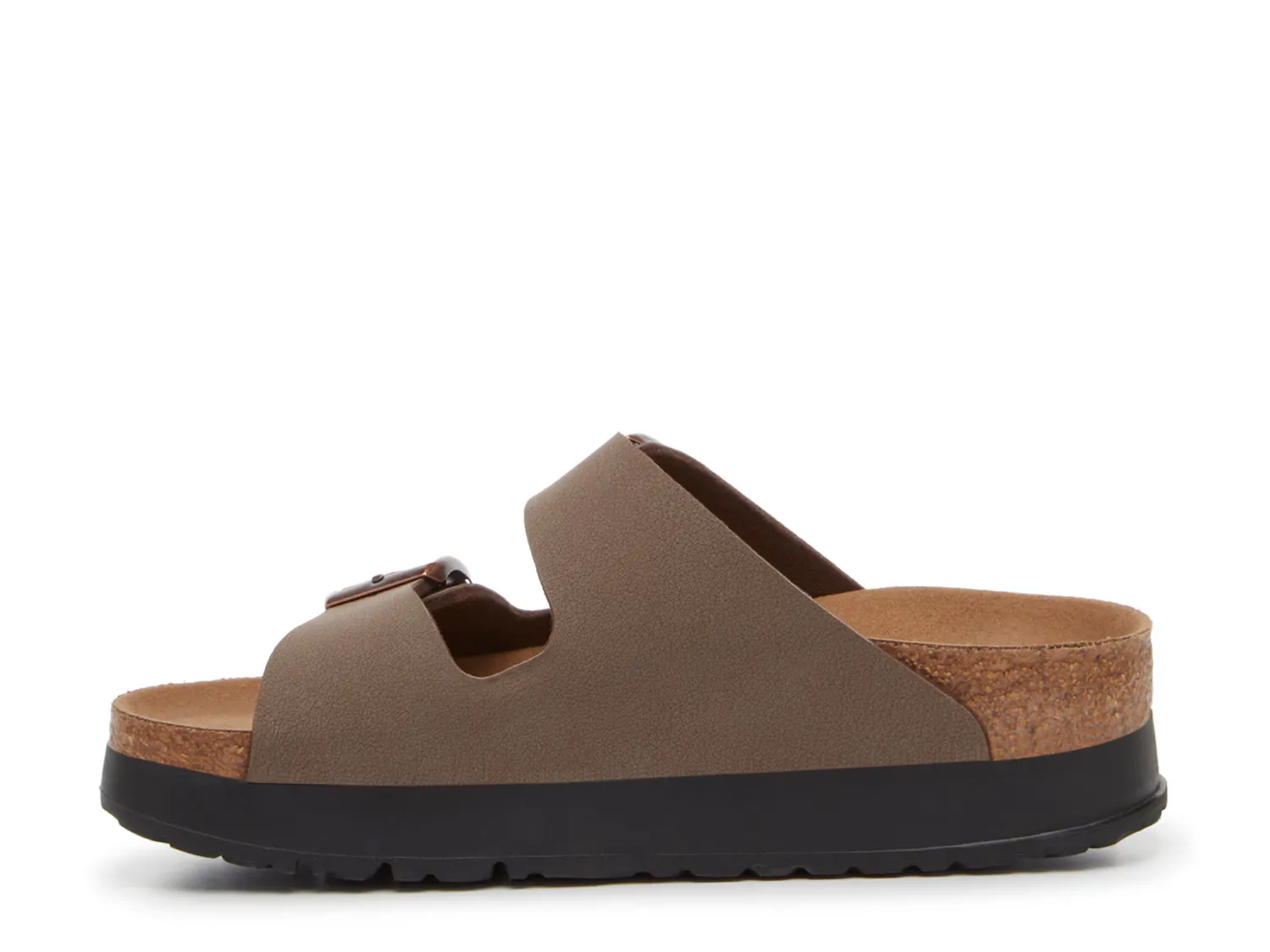 Сандалии Papillio By Birkenstock Arizona Platform Slide Sandal, коричневый — фото 3