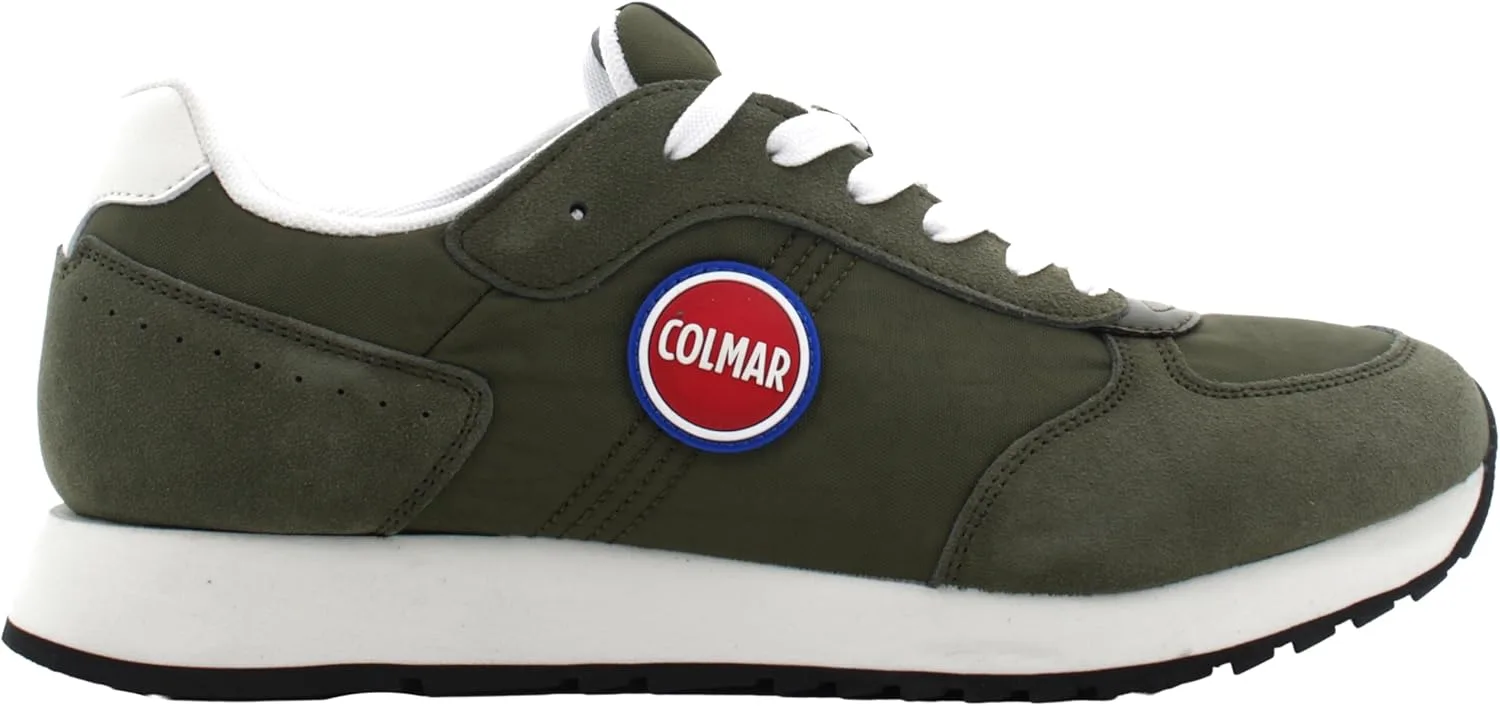 Кроссовки COLMAR Scarpe Uomo Travis One 003 Замша / Tessuto Военный Зеленый US24CO01 — фото 2