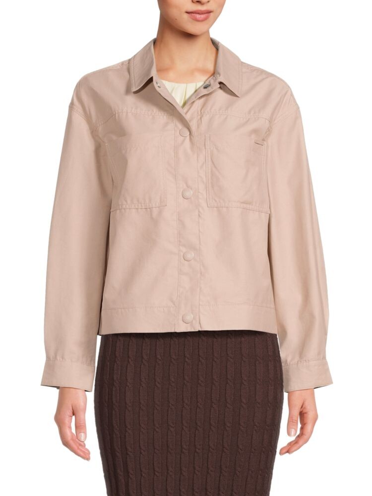 

Однотонная куртка-рубашка Calvin Klein, цвет Suede, Серый, Однотонная куртка-рубашка Calvin Klein, цвет Suede