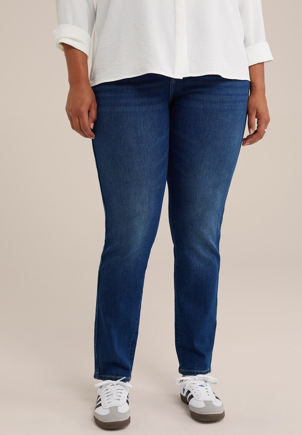 

Джинсы облегающего кроя BLUE RIDGE WE Fashion, синий деним