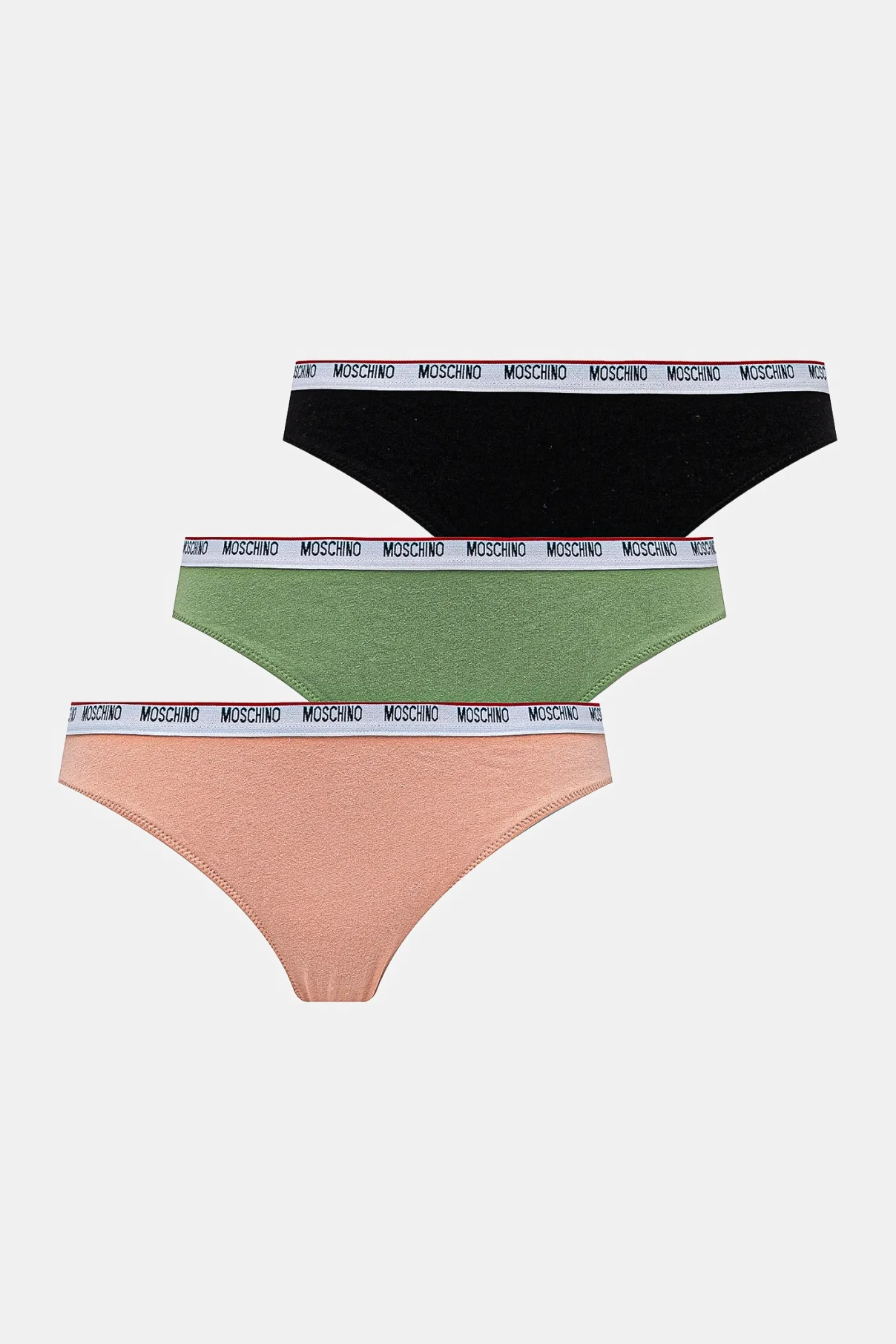 

Бразильские трусы, 3 шт Moschino Underwear, розовый