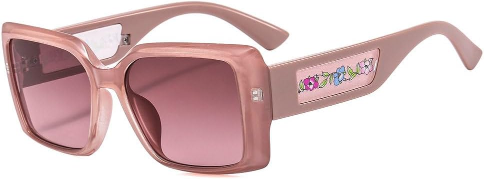 

Роскошные квадратные солнцезащитные очки для женщин в винтажном стиле, розовые зеркальные солнцезащитные очки для моды, большая оправа, стильные, сексуальные, женские MUTYNE, Purple