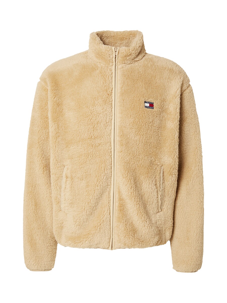

Флисовая куртка Tommy Jeans Fleece Jacket, бежевый
