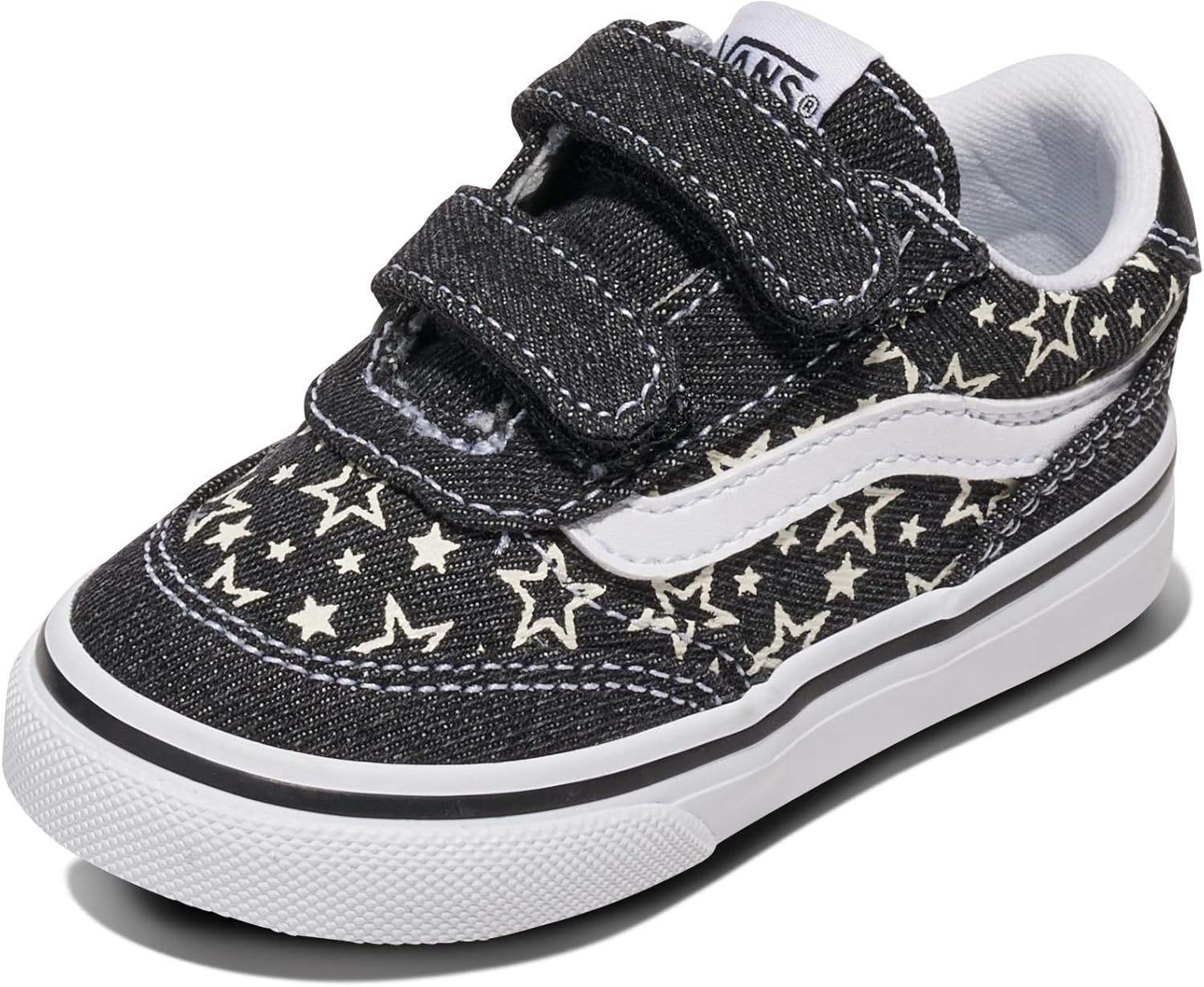 

Vans Unisex-Child Brooklyn Ls V Shoe | низкие кроссовки для малышей, мальчиков и девочек, детская обувь, Stars Black