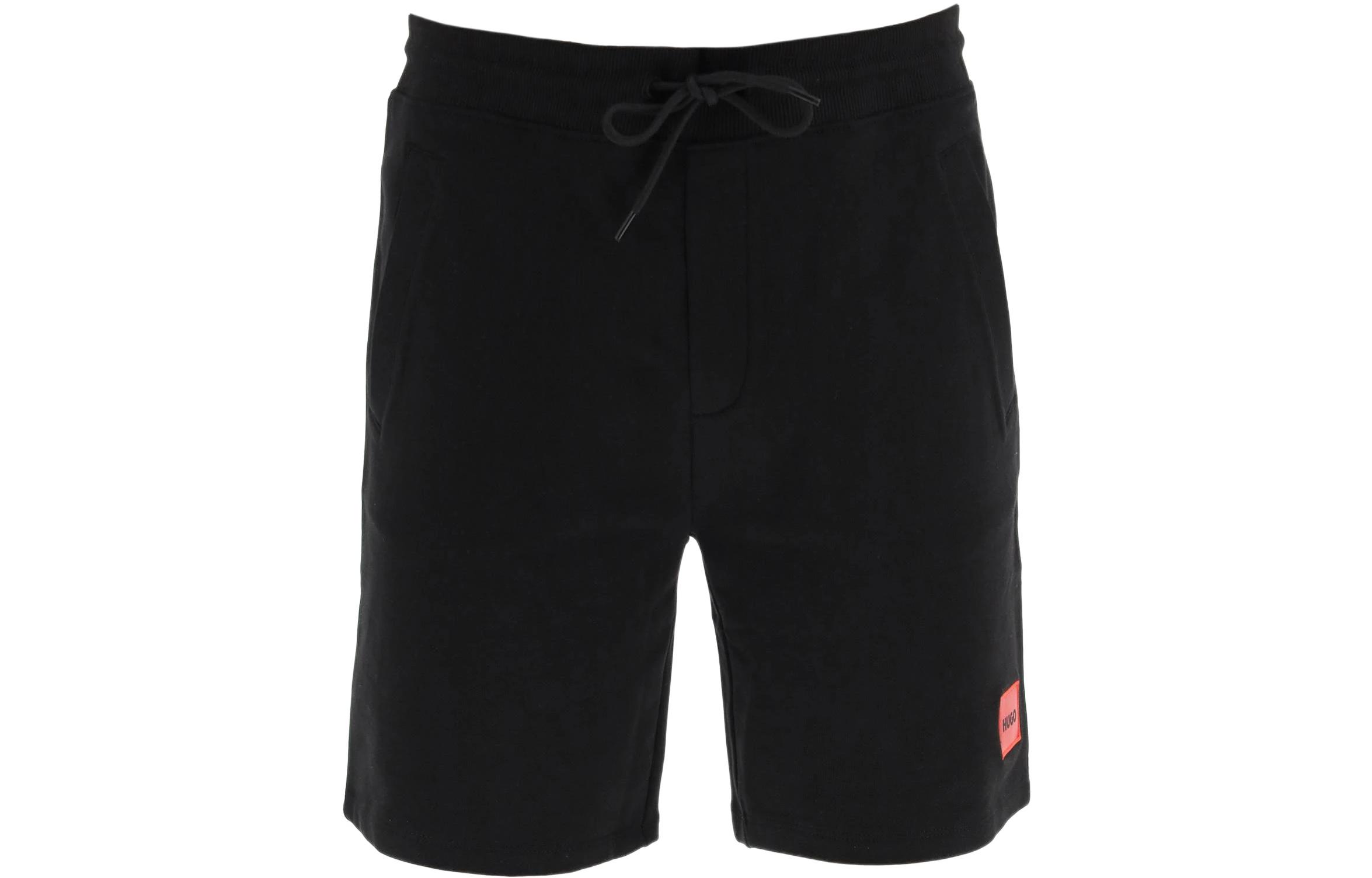 

Шорты Hugo с логотипом и шнурком HUGO BOSS, черный