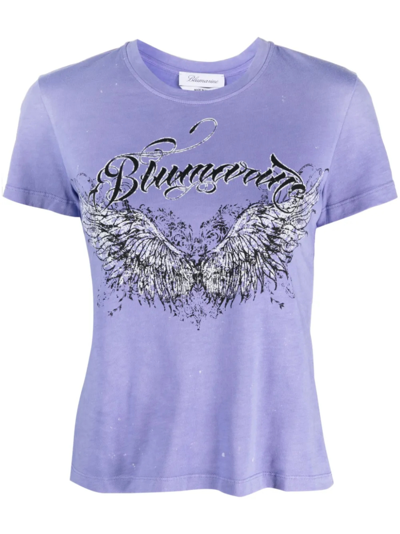 

Blumarine футболка с логотипом, фиолетовый