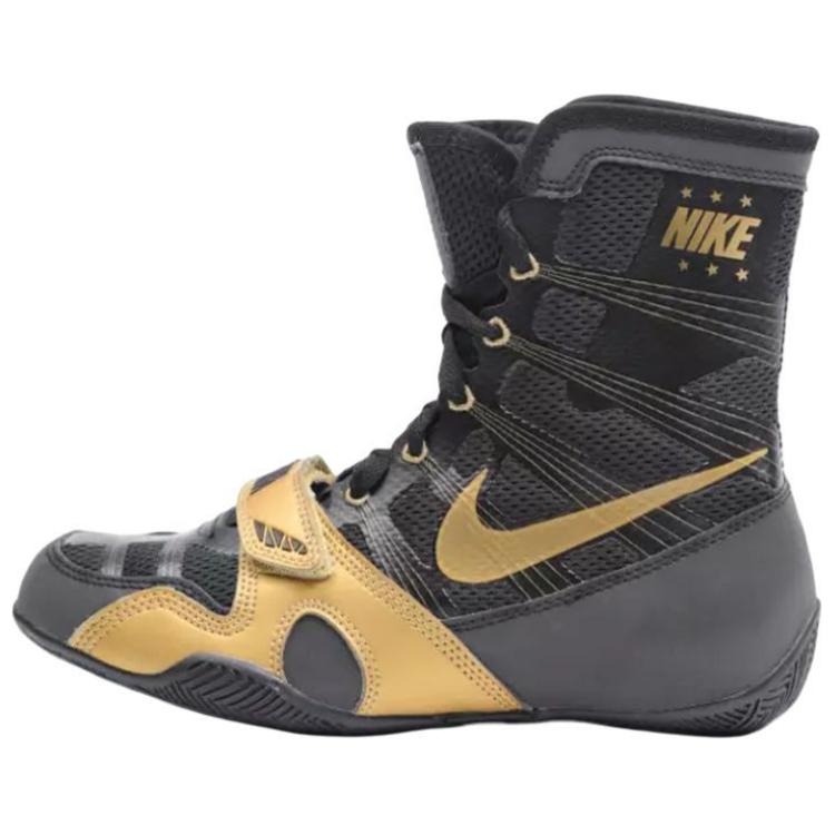 

Nike Slip Resistant Abrasion Resistant высокие кроссовки для тренировок Men's Black
