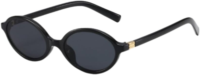 

Винтажные солнцезащитные очки в овальной оправе для женщин и мужчин, маленькие солнцезащитные очки в стиле ретро, ​​модные женские очки с защитой от УФ-излучения UV400 UJNHGQ, E