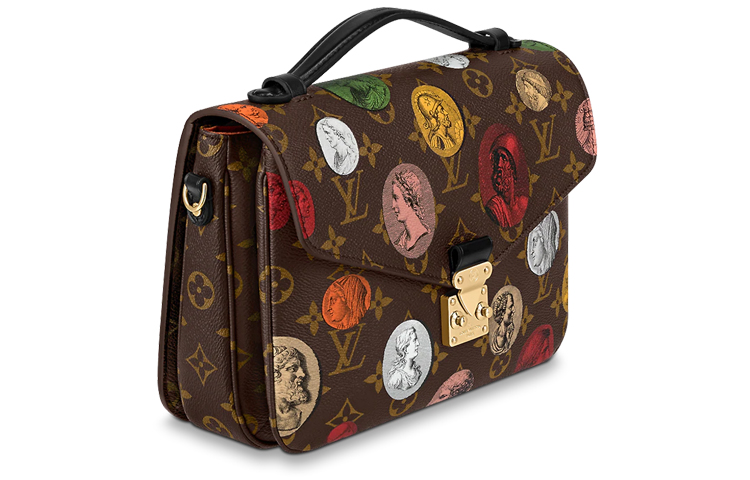 Louis Vuitton Клатч Metis X Fornasetti Monogram Cameo Коричневый — фото 2