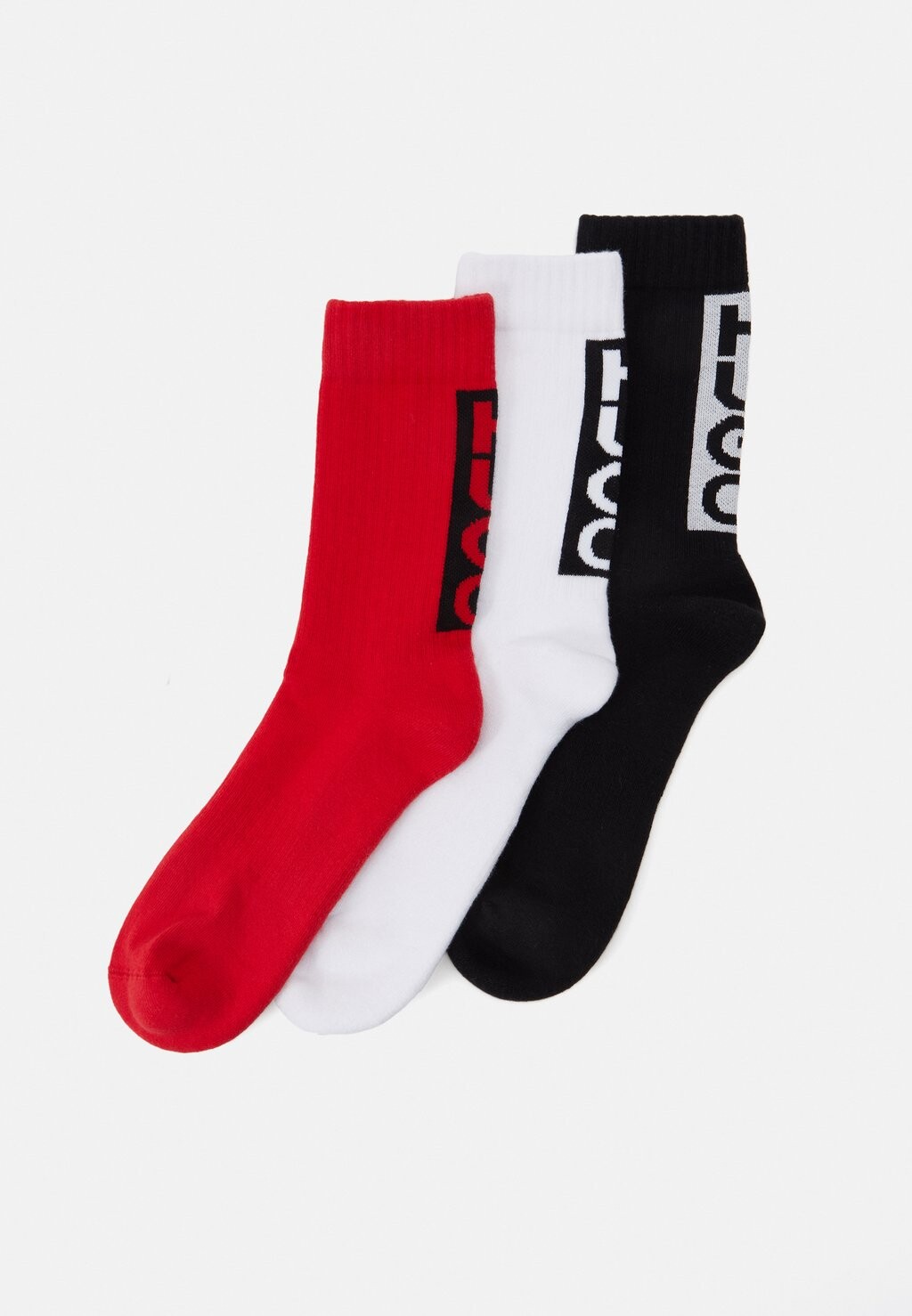 

Носки BACK LABEL 3 PACK HUGO, черный
