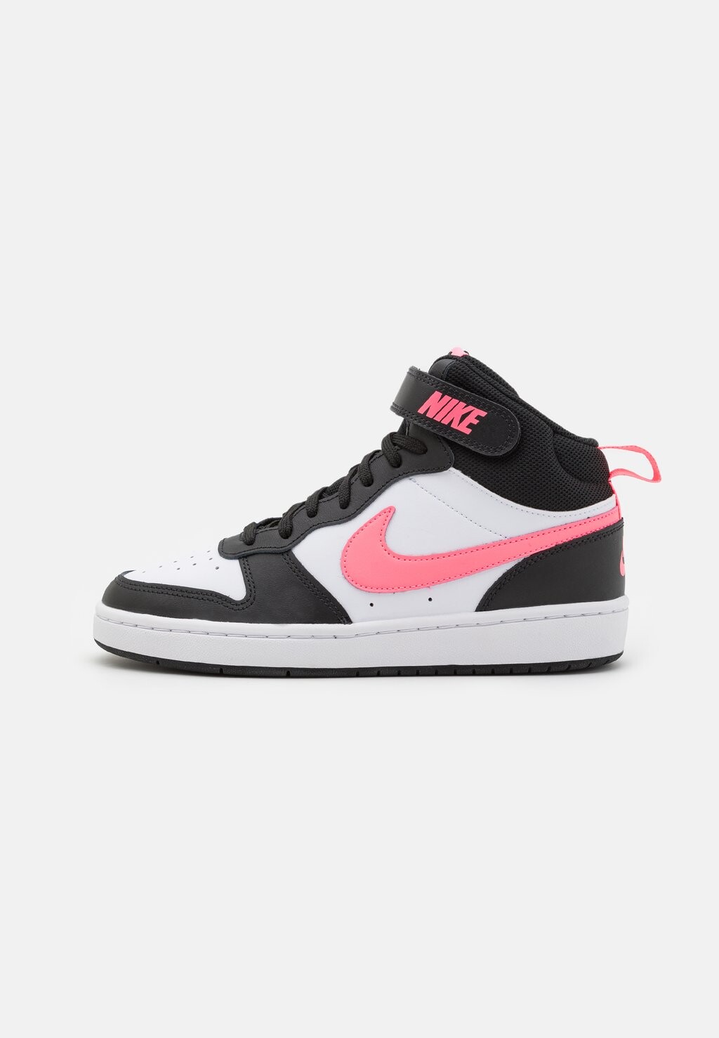 Высокие кеды Court Borough Mid 2 Nike, цвет black/sunset pulse/white — фото 3
