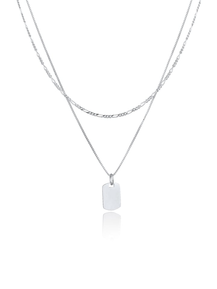 

KUZZOI Колье с жетоном из серебра 925 пробы