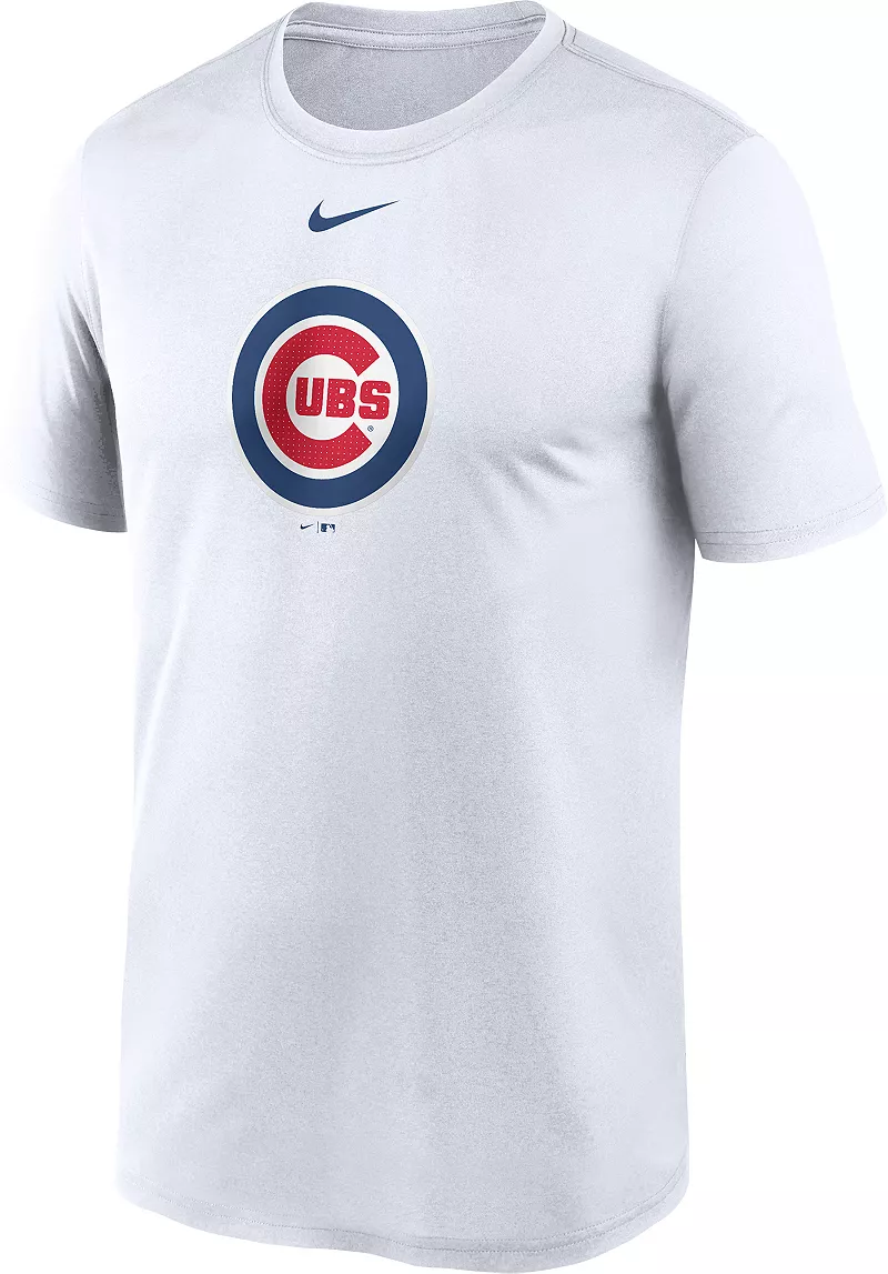 

Мужская синяя футболка Nike Chicago Cubs с логотипом Fuse Legend