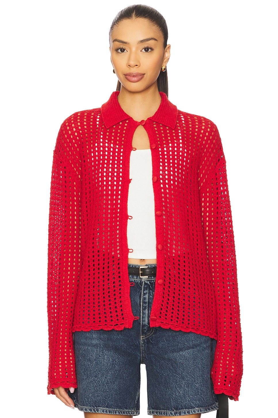

Кардиган Khloe Rag & Bone, port red