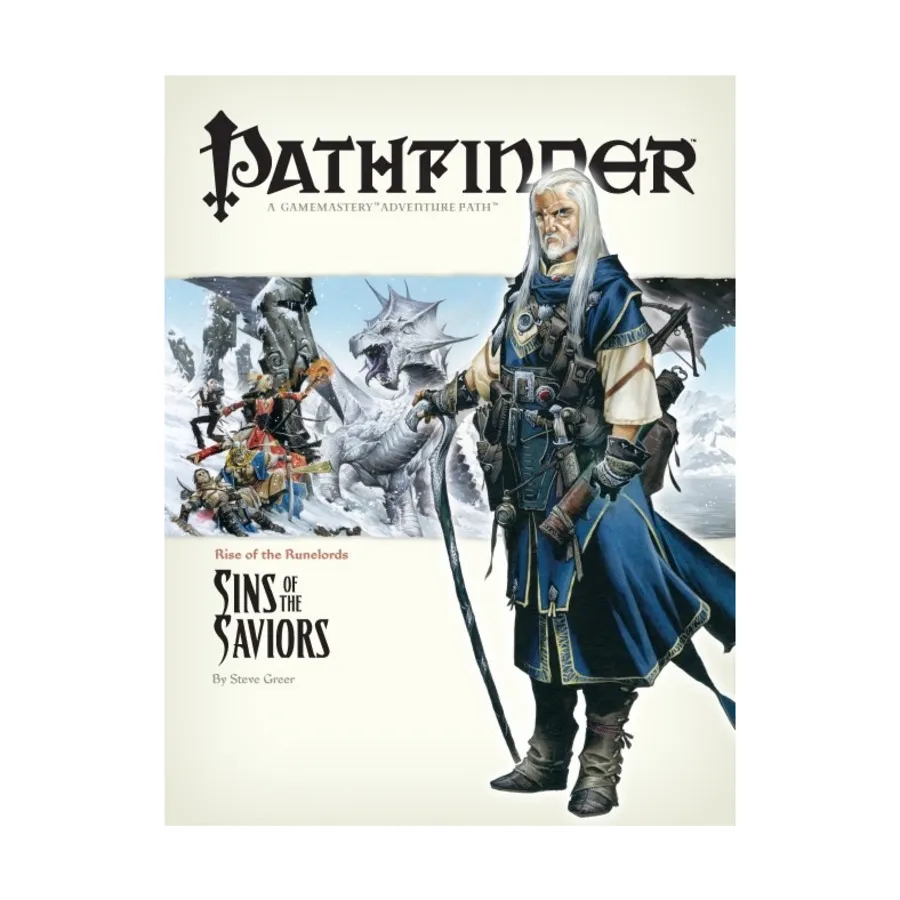 

#5 "Rise of the Runelords #5 - Sins of the Saviors", Pathfinder Roleplaying Game (1st Edition) - Adventure Path #001 - #030, мягкая обложка