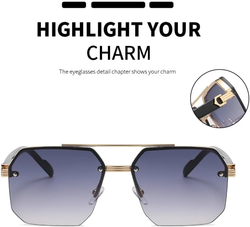 

Модные солнцезащитные очки с многоугольной двойной перемычкой для женщин, минималистичные очки с двойной перемычкой, защита от ультрафиолета UV400 generic, Brown