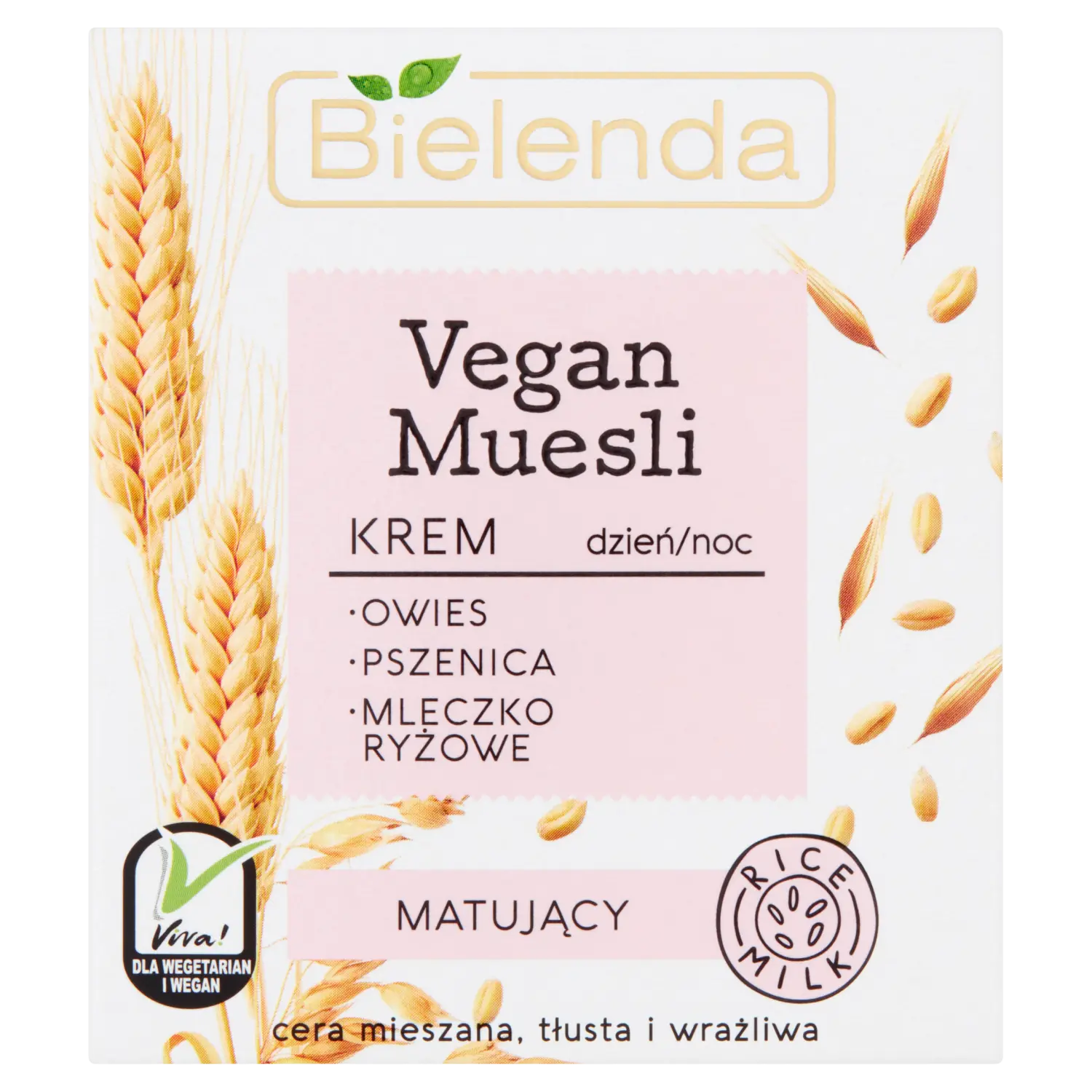 

Матирующий крем для лица дневной и ночной Bielenda Vegan Muesli, 50 мл