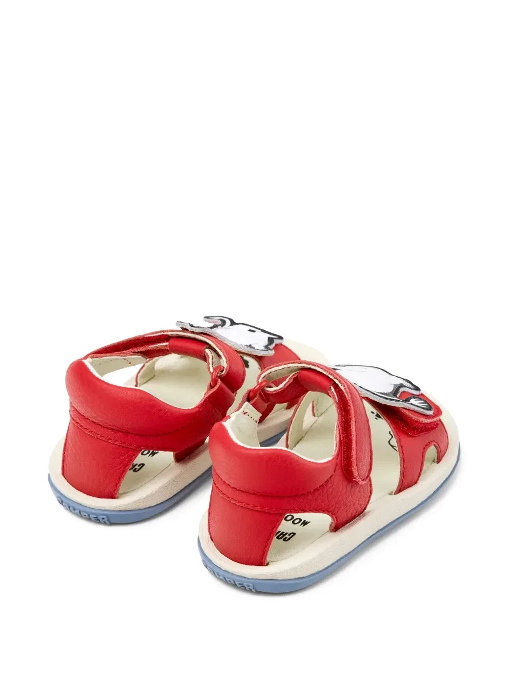 Сандалии Bicho Twins из коллаборации с Moomin Camper Kids, красный — фото 3