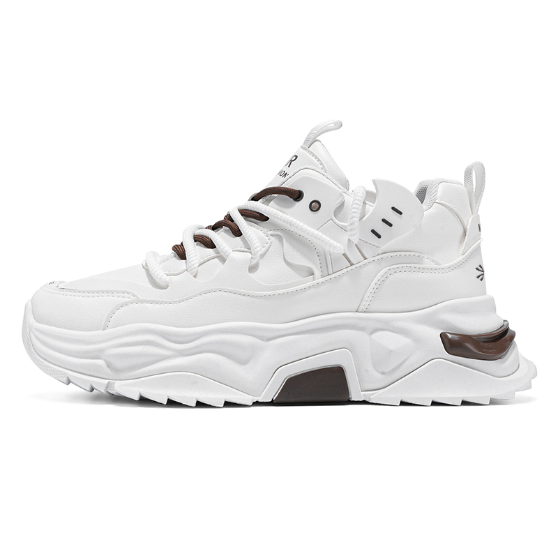 

YUZHAOLIN Износостойкие массивные низкие кроссовки мужские белые, цвет White