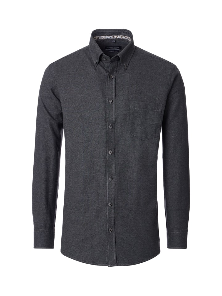 

CASAMODA Повседневная рубашка темно-серого цвета