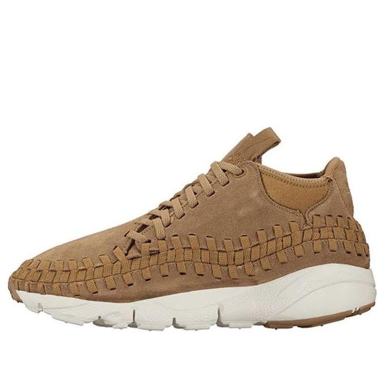 

Кроссовки Nike Air Footscape Woven Chukka 'Wheat', желто-коричневый