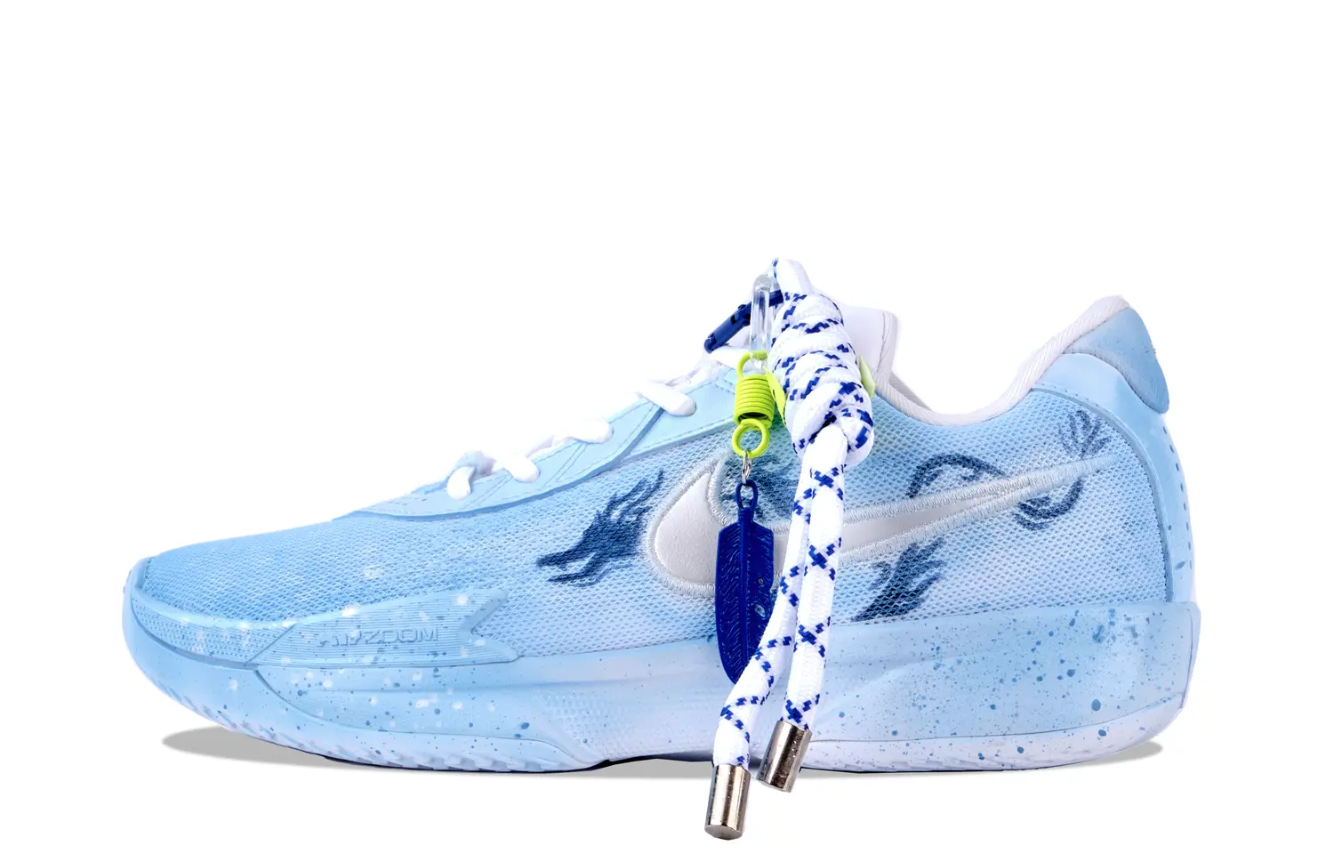 

Air Zoom G.T. Cut Academy с амортизацией, нескользящие, устойчивые к истиранию, низкие баскетбольные кроссовки Unisex Nike, белый/синий