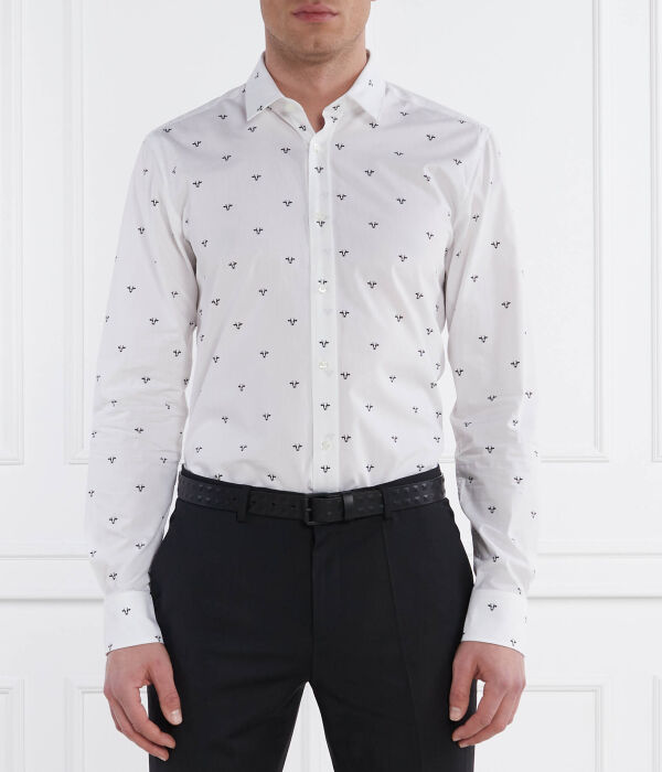 

Рубашка Елисея Slim fit Hugo, белый