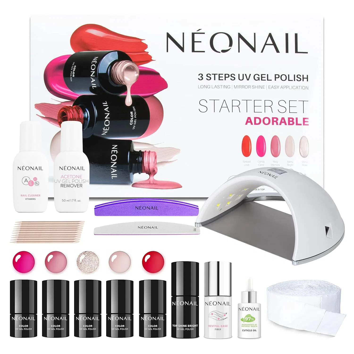 Стартовый набор для гель-лака «Adorable» от NEONAIL Néonail